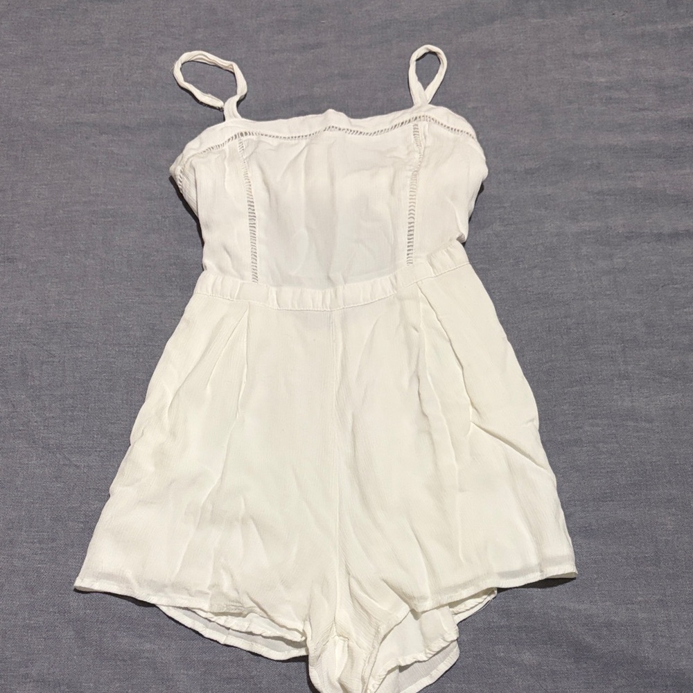 Tie back romper